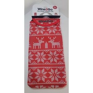 Wine 2 Go Portable Wine Bottle Holiday Christmas Gift